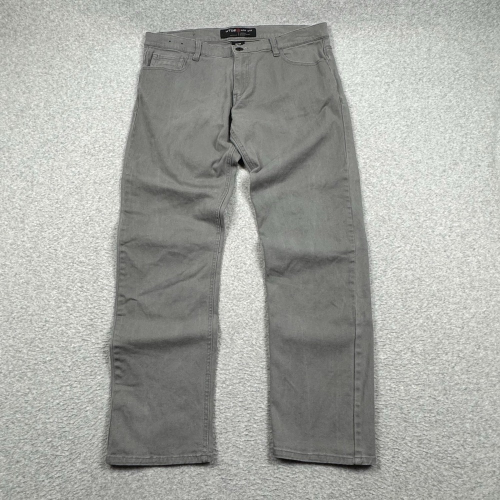 WT02 New York Straight Leg‎ Stretch Jeans Mens 36x34 (38x32) Modern City Street